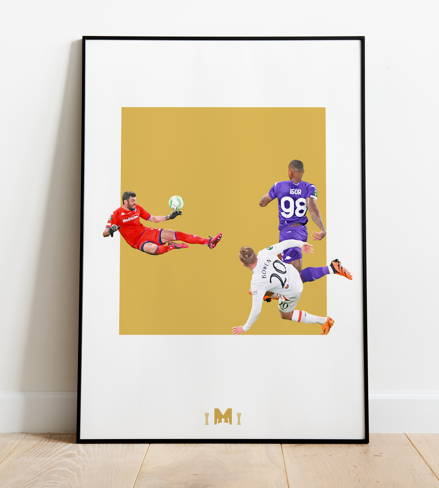 Jarrod Bowen Print - The Golden Touch - West Ham United