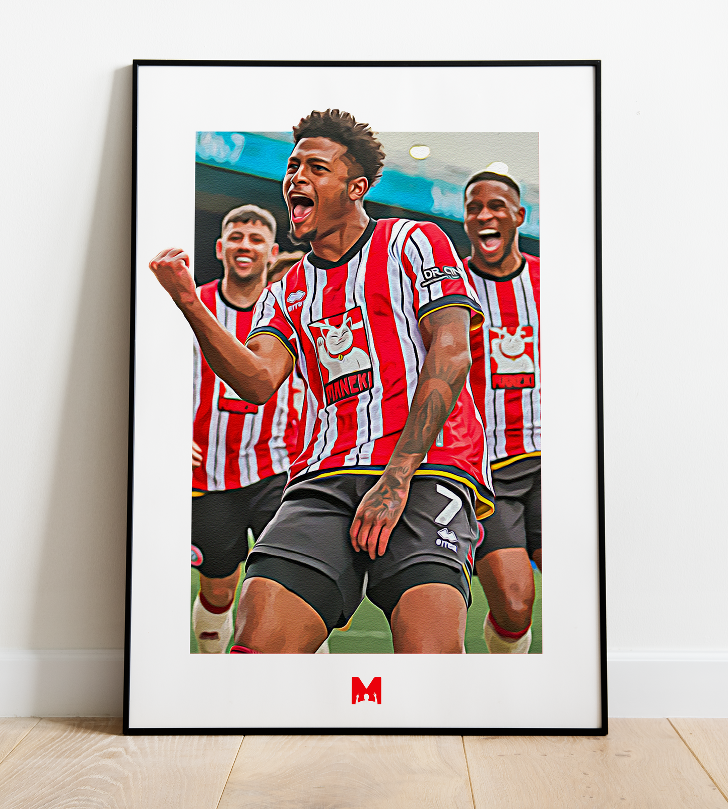The Double - Rhian Brewster Print - Sheffield United