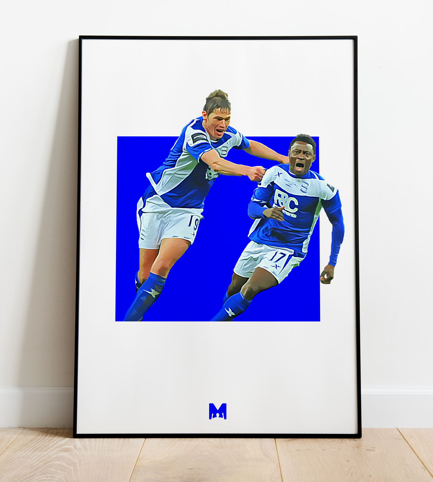 Obafemi Martins & Nikola Žigić Print - Icons - Birmingham City