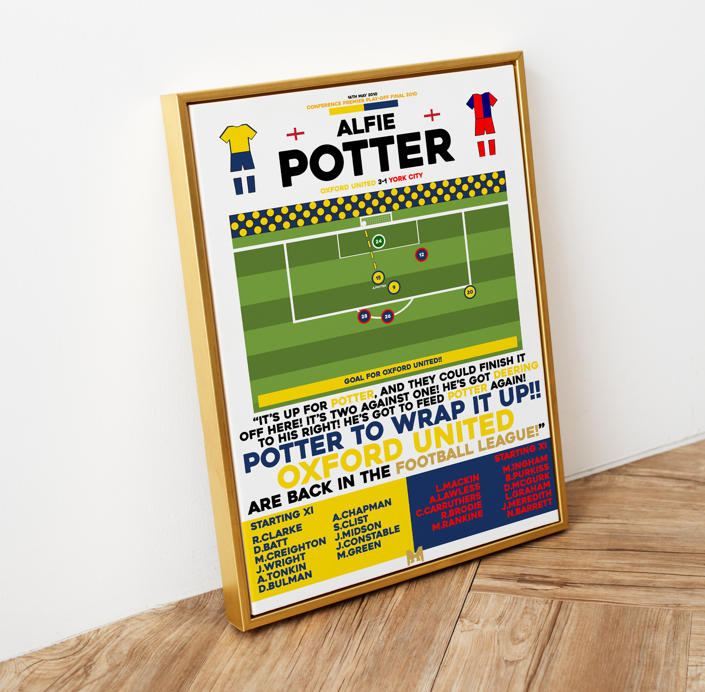 Alfie Potter Goal vs York City - Conference Premier Play-Off Final 2010 - Oxford United