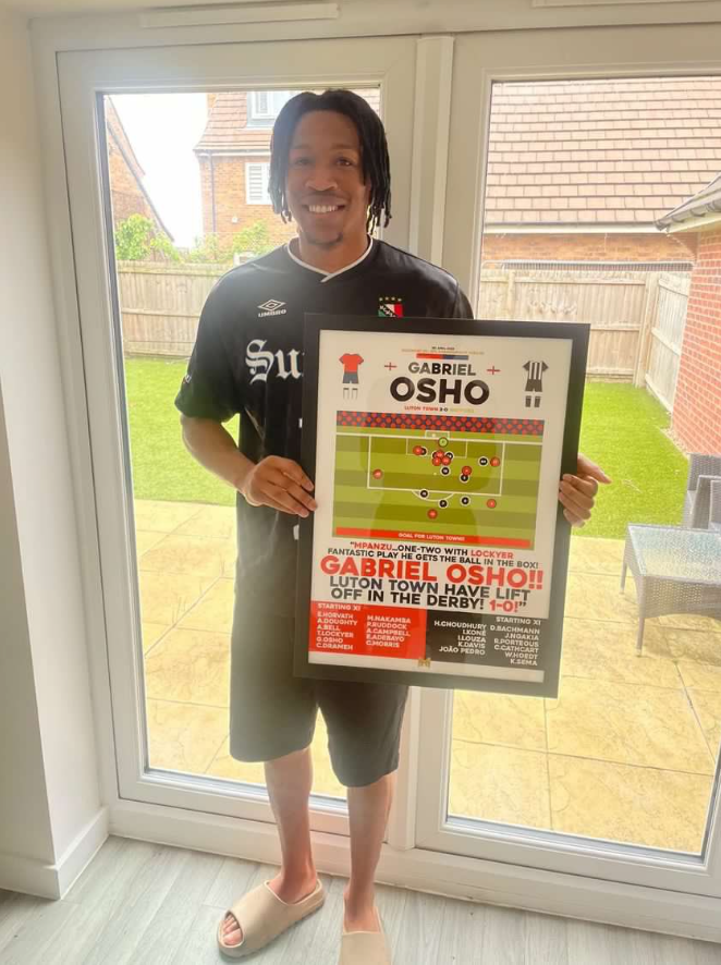 Gabriel Osho Goal vs Watford - EFL Championship 2022/23 - Luton Town