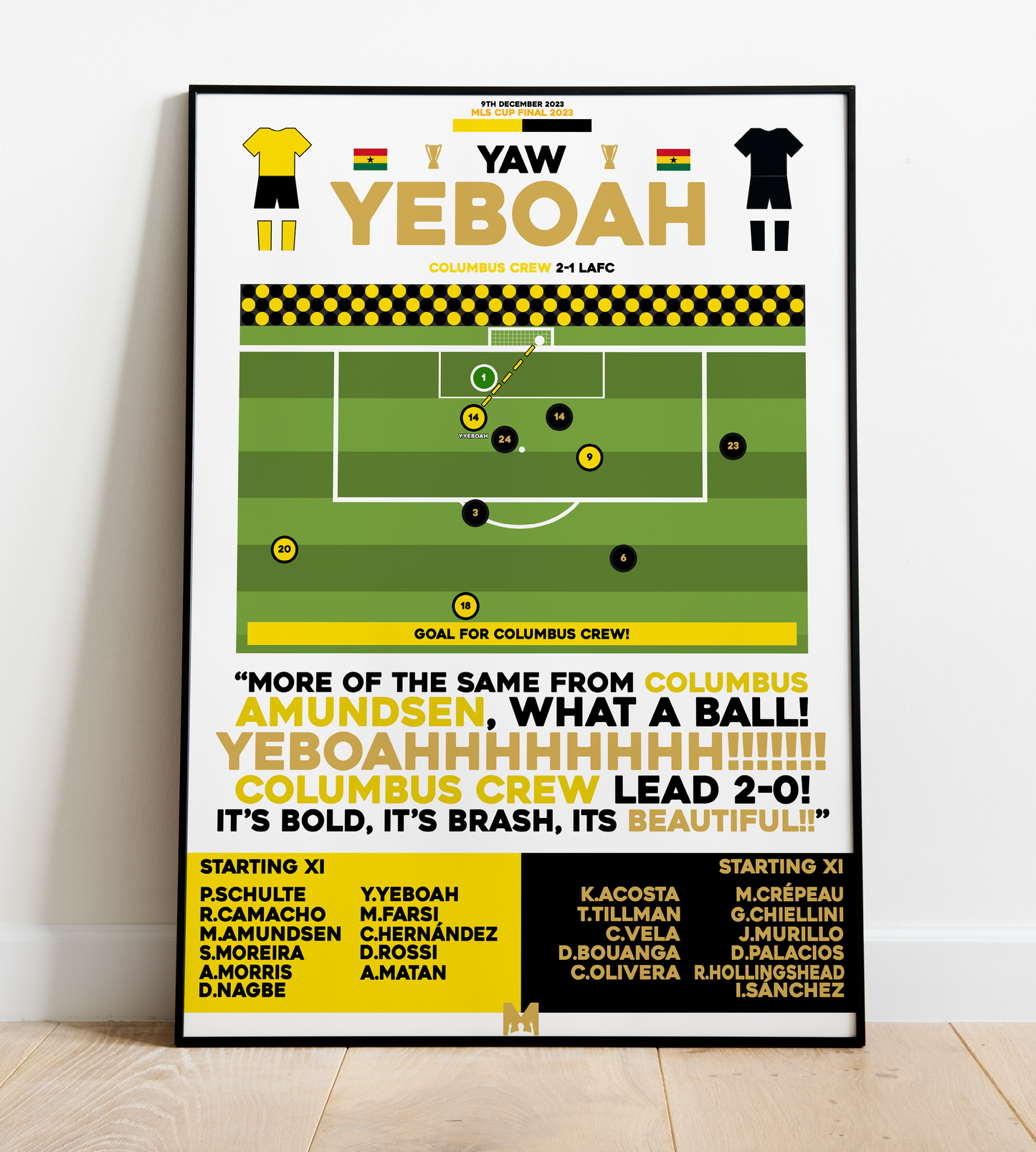 Yaw Yeboah Goal vs LAFC - MLS Cup Final 2023 - Columbus Crew