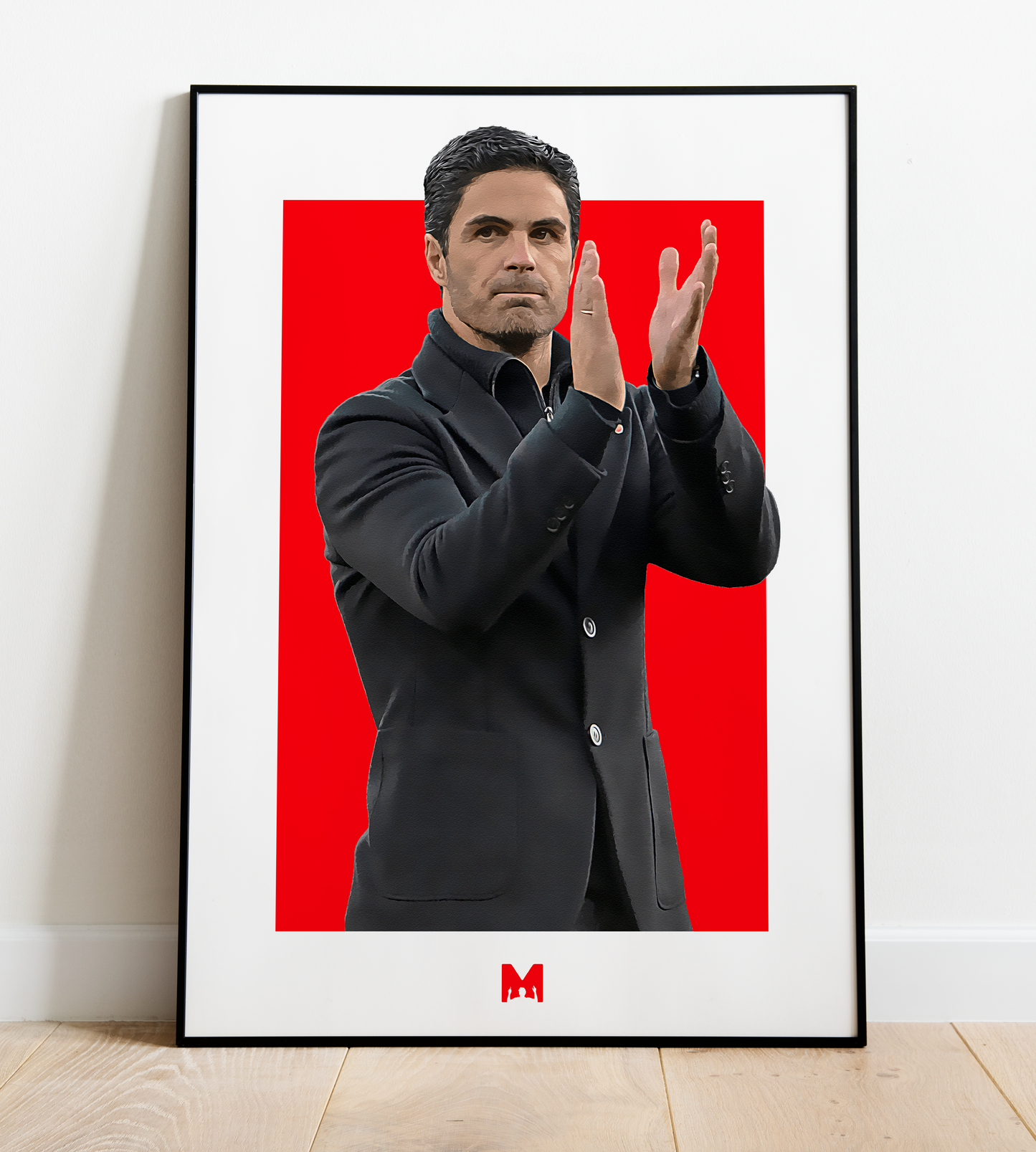 Mikel Arteta Print - Trust The Process - Arsenal