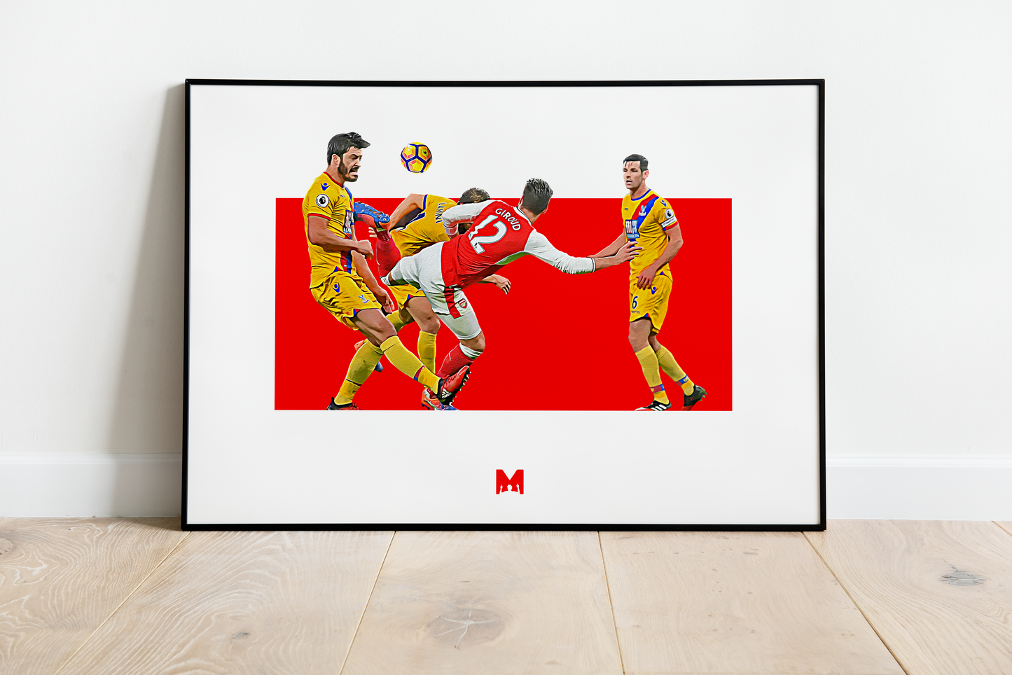 Olivier Giroud Print - The Scorpion - Arsenal