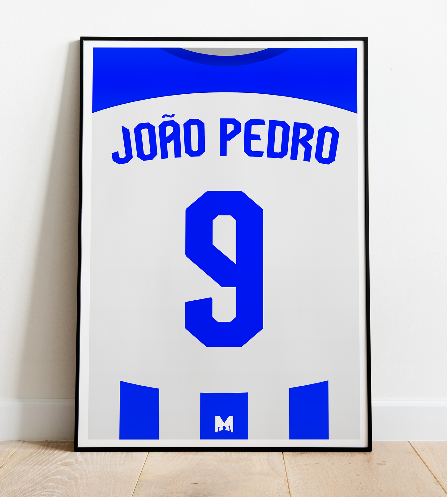 Brighton Kit Print Joao Pedro 2023/24 - Home Shirt - Brighton & Hove Albion