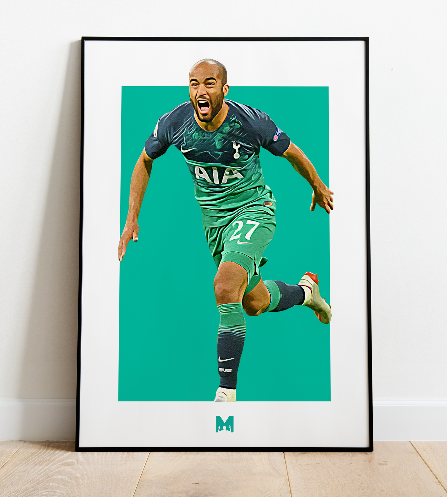 Lucas Moura Print - Hat-Trick Super Hero - Tottenham Hotspur
