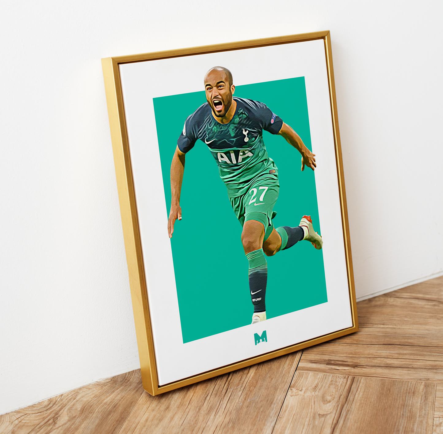 Lucas Moura Print - Hat-Trick Super Hero - Tottenham Hotspur
