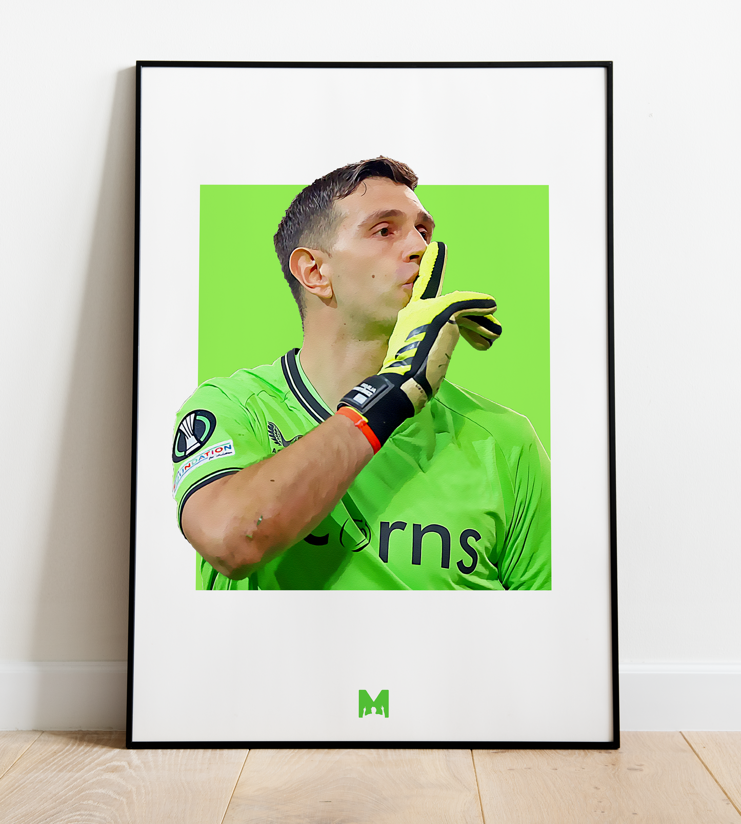 Emiliano Martínez Print - Shush - Aston Villa