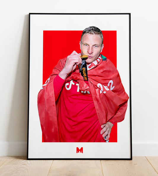 Paul Mullin Print - Legend - Wrexham