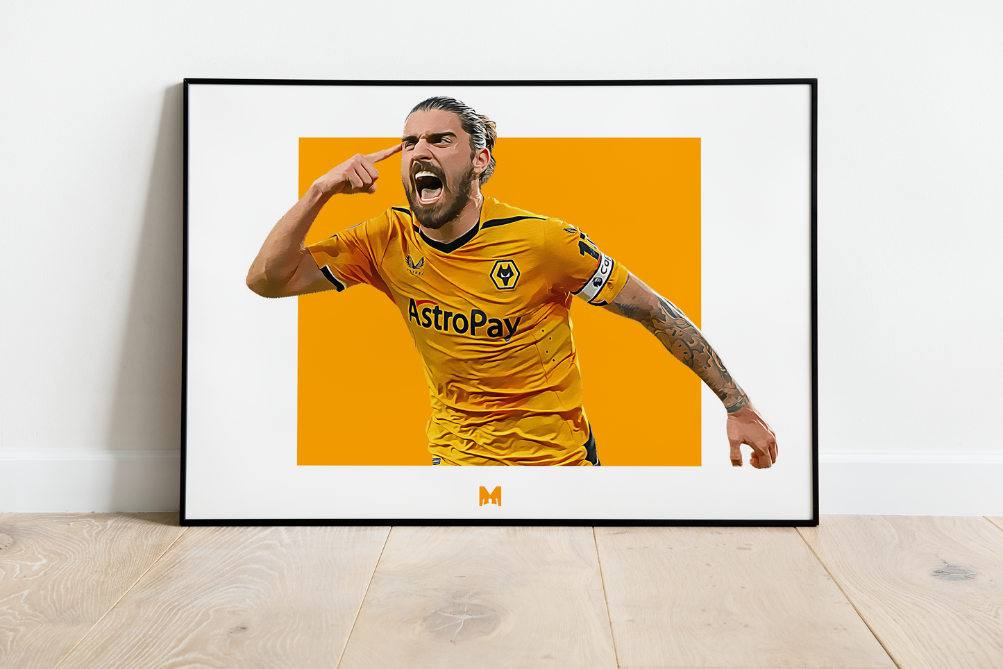 Ruben Neves Print - Cult Hero - Wolves