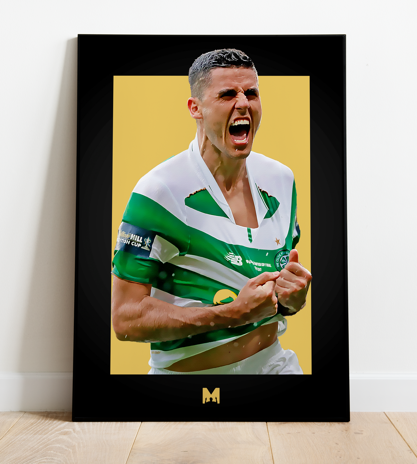Tom Rogic Print (Blackout) - Invincible - Celtic