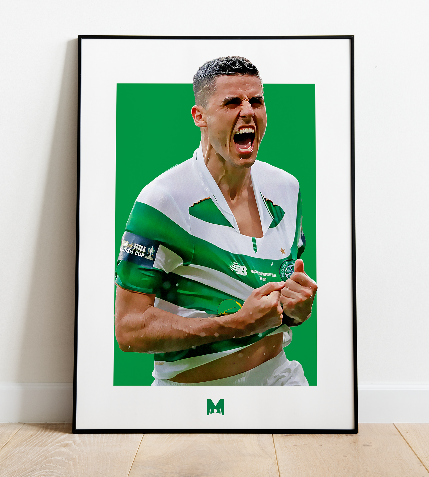 Tom Rogic Print - Invincible Treble - Celtic