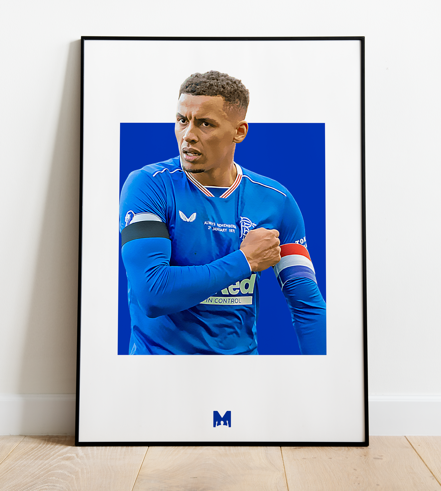 James Tavernier Print - Captain - Rangers