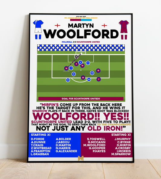 Martyn Woolford Goal vs Millwall - EFL League One Play-Off Final 2008/09 - Scunthorpe United