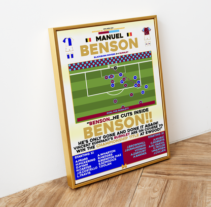 Manuel Benson Goal vs Blackburn Rovers (ICONIC) - EFL Championship 2022/23 - Burnley