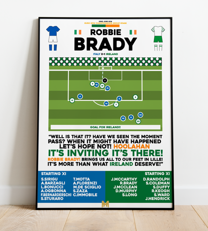 Robbie Brady Goal vs Italy - Euro 2016 Group Stage - Ireland
