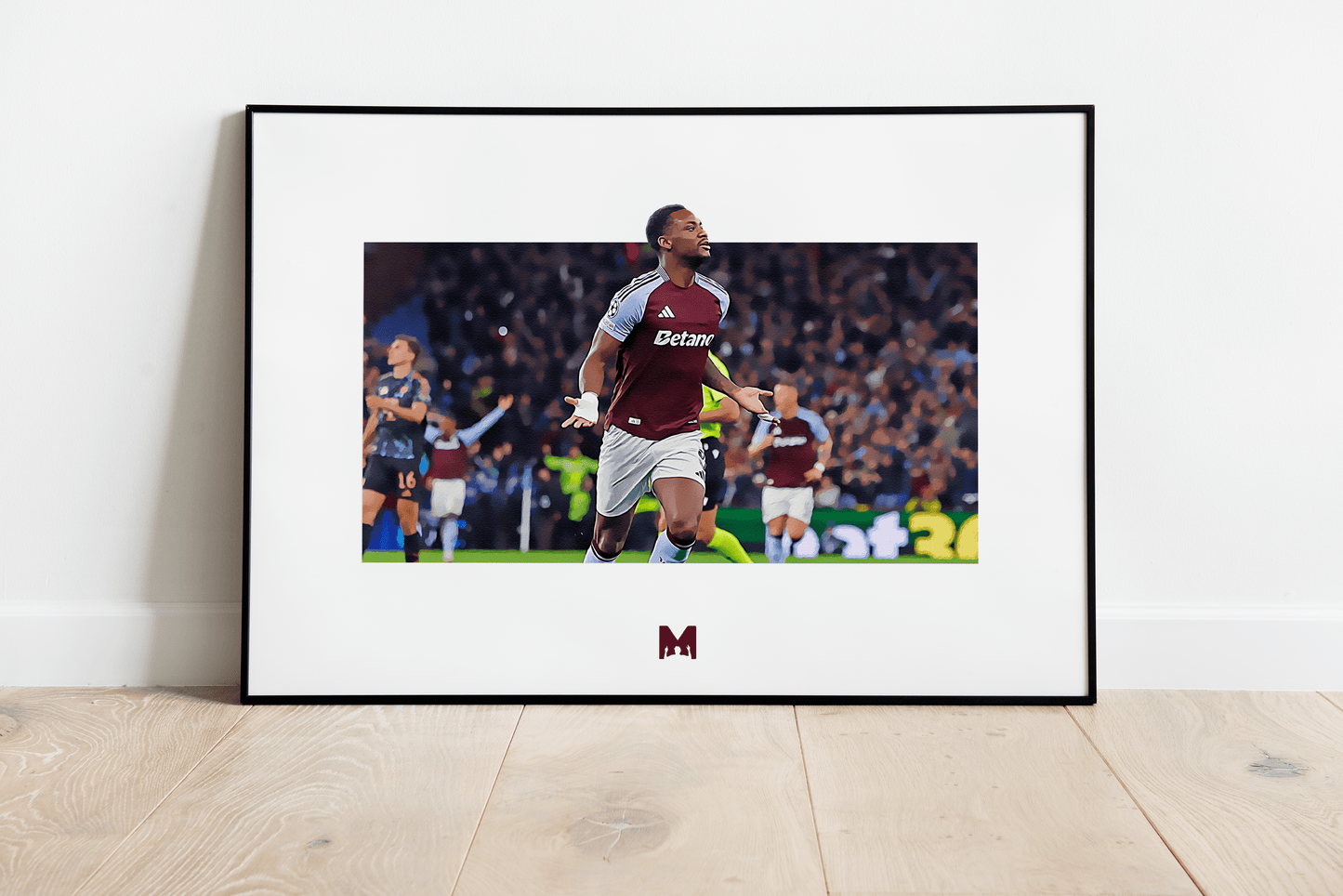 Jhon Duran Print - European Dream - Aston Villa