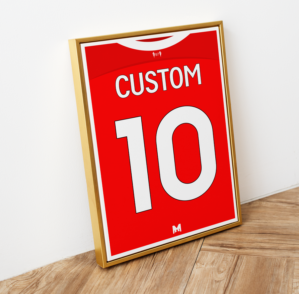 Design Your Own CUSTOM Liverpool Kit Print 2023/24 - Home Shirt - Live ...