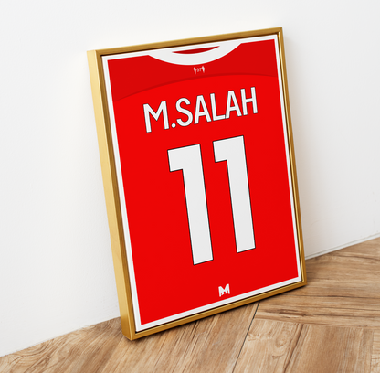 Liverpool Kit Print Salah 2023/24 - Home Shirt - Liverpool