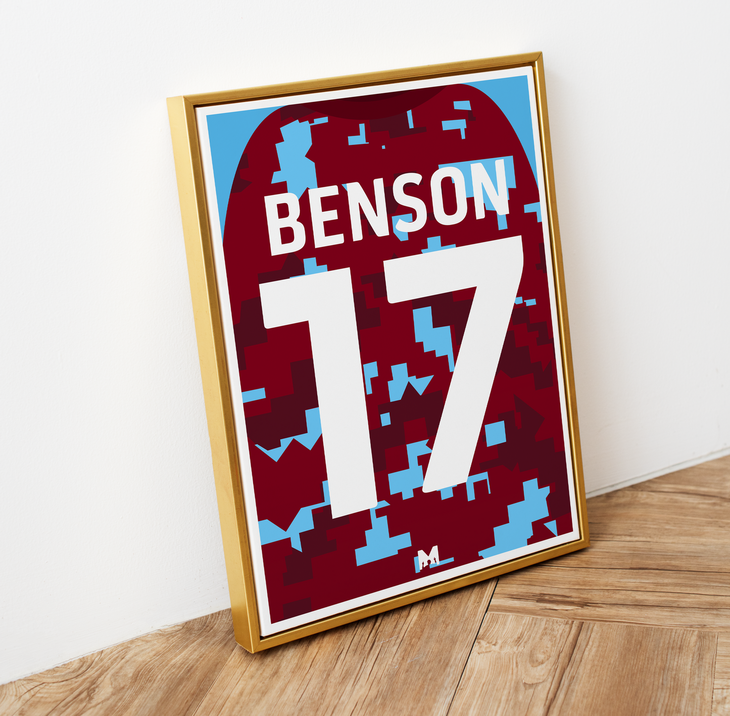 Burnley Kit Print Benson 2022/23 - Home Shirt - Burnley