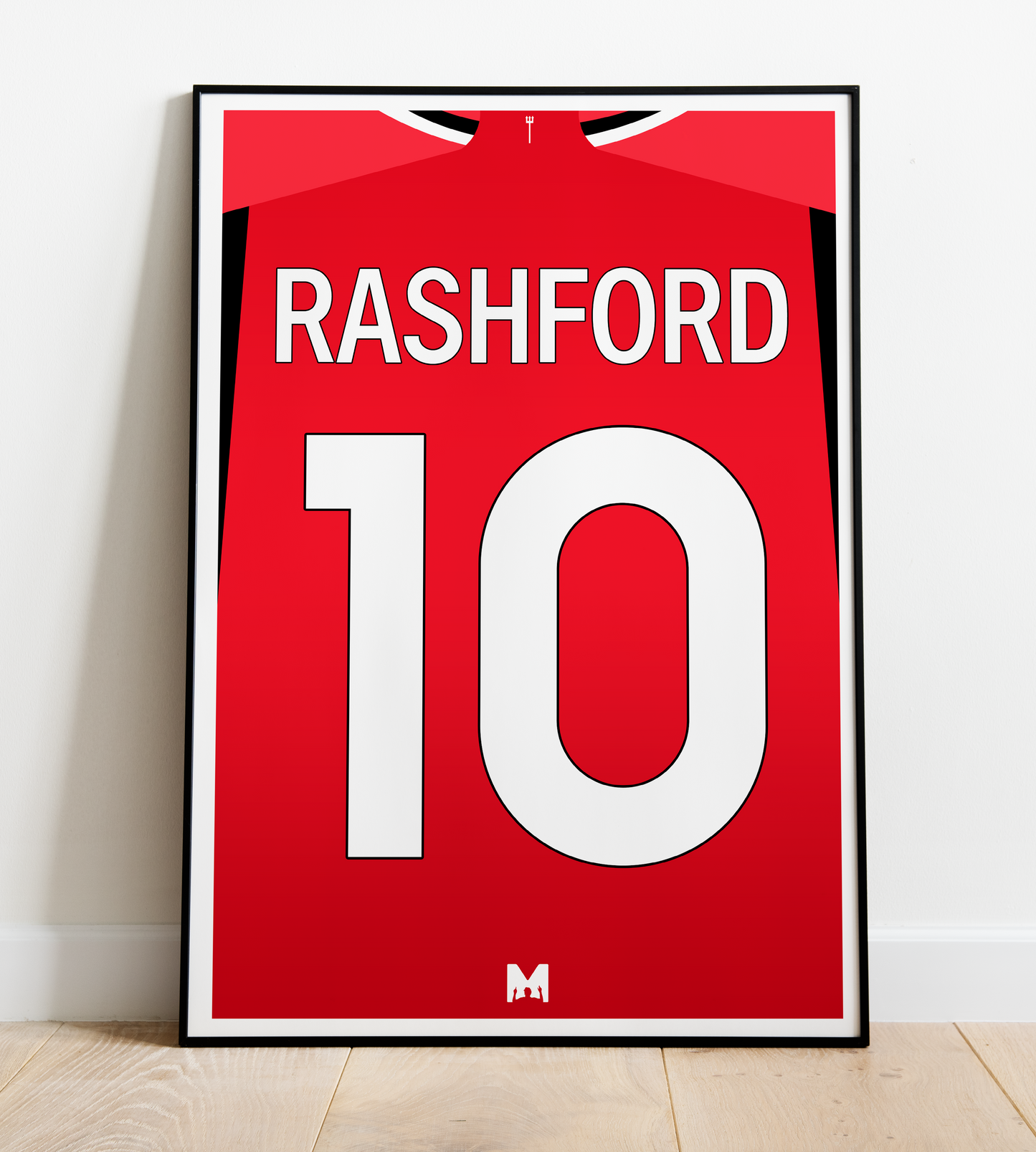 Man Utd Kit Print Rashford 2023/24 - Home Shirt - Manchester United