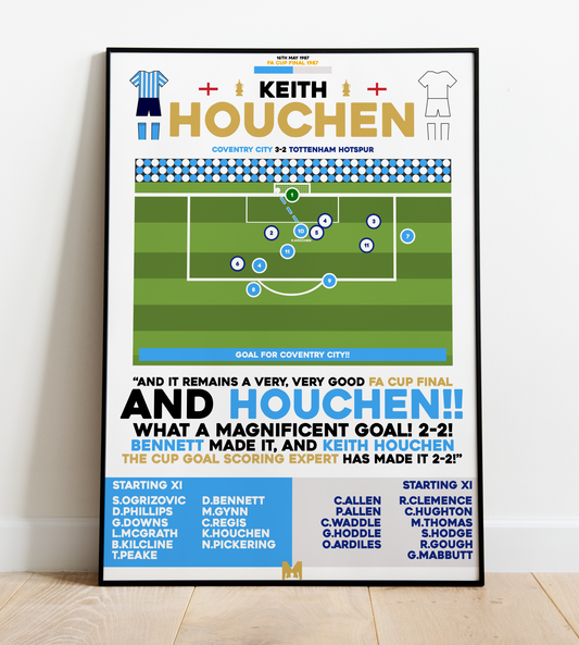 Keith Houchen Goal vs Tottenham Hotspur - FA Cup Final 1987 - Coventry City