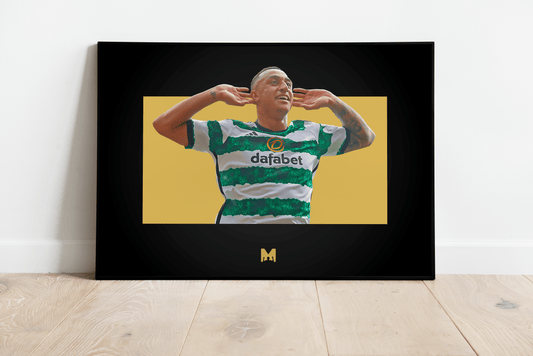 Adam Idah Print (Blackout) - Minute 90 - Celtic