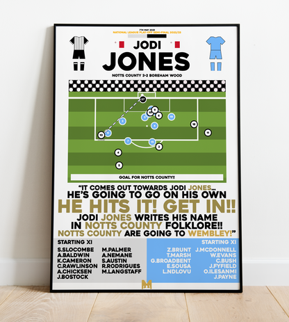 Jodi Jones Goal vs Boreham Wood - National League Play-Off Semi-Final 2022/23 - Notts County