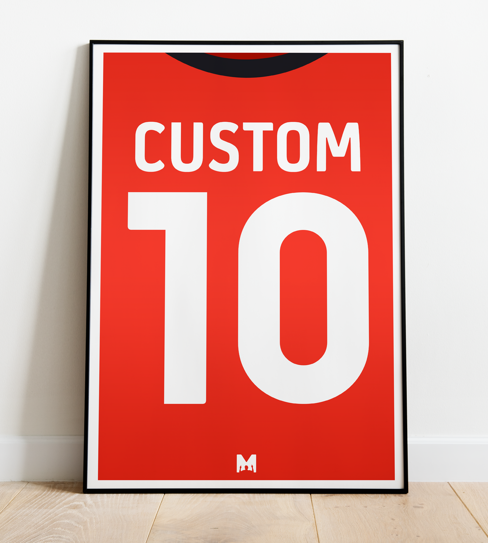 Design Your Own Custom Luton Town Kit Print 2022 23 - Home Shirt - Lut 