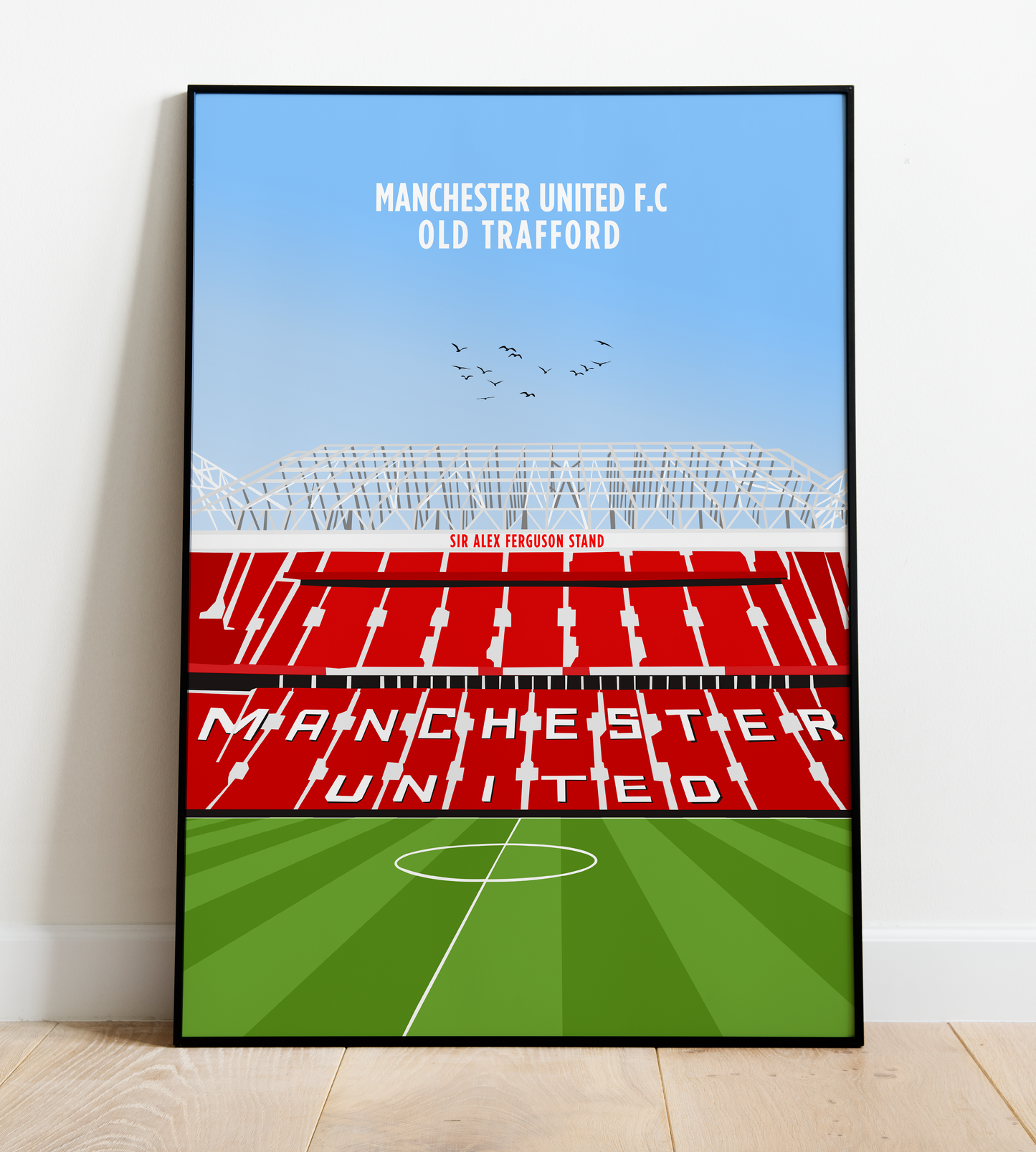 Old Trafford Print - Manchester United