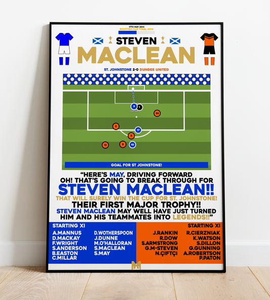 Steven MacLean Goal vs Dundee United - Scottish Cup Final 2014 - St. Johnstone