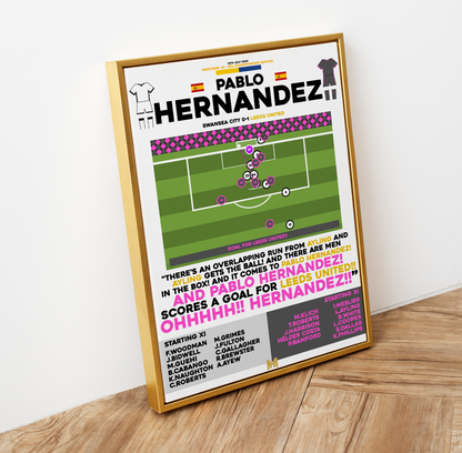 Pablo Hernandez Goal vs Swansea City - EFL Championship 2019/20 - Leeds United