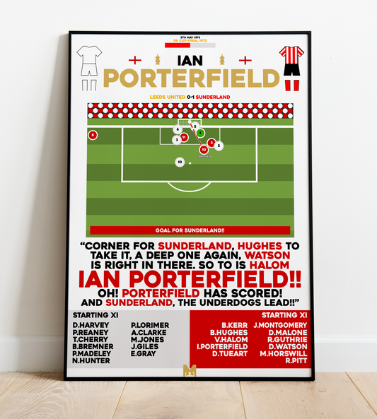 Ian Porterfield Goal vs Leeds United - FA Cup Final 1973 - Sunderland