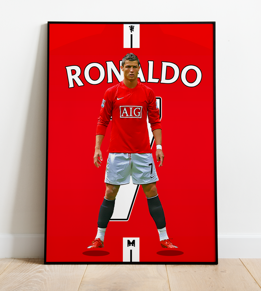 Cristiano Ronaldo Icon Shirt Print - Manchester United