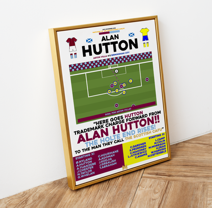 Alan Hutton Goal vs Birmingham City - EFL Championship 2018/19 - Aston Villa
