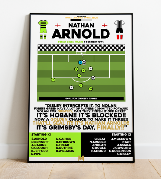 Nathan Arnold Gold vs Forest Green Rovers - National League Play-Off Final 2016 - Grimsby Town