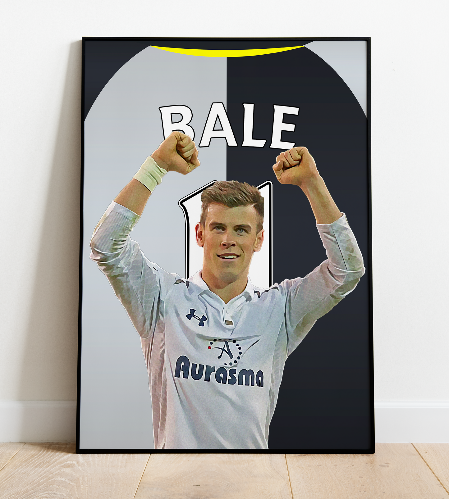 Gareth Bale Player Shirt Print - Tottenham Hotspur