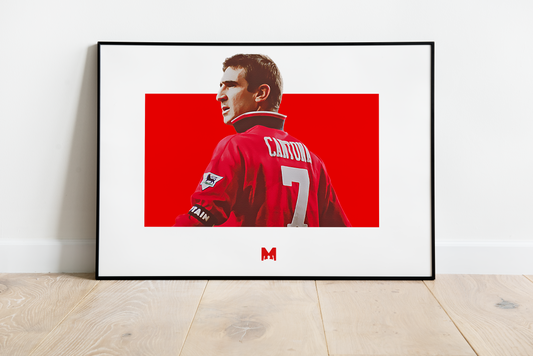 Eric Cantona Print - The King - Manchester United