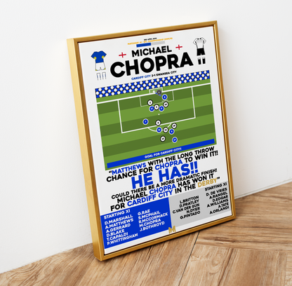 Michael Chopra Goal vs Swansea City - EFL Championship 2009/10 - Cardiff City