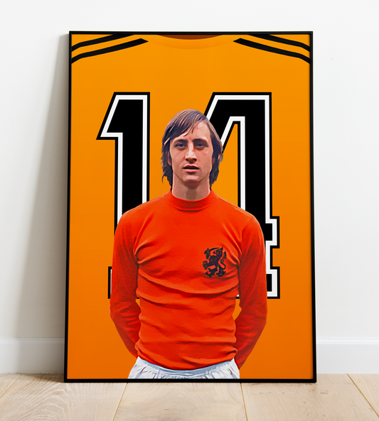 Johan Cruyff Icon Shirt Print - Netherlands