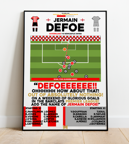 Jermain Defoe Goal vs Newcastle United Premier League 2014/15 Sunderland