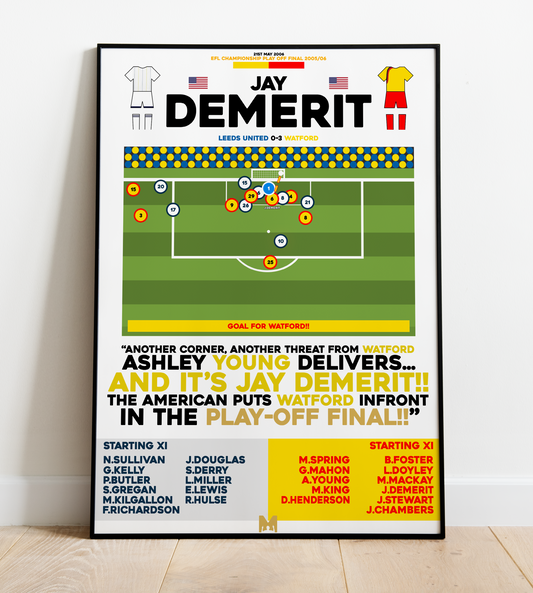 Jay Demerit Goal vs Leeds United - EFL Championship Play-Off Final 2005/06 - Watford