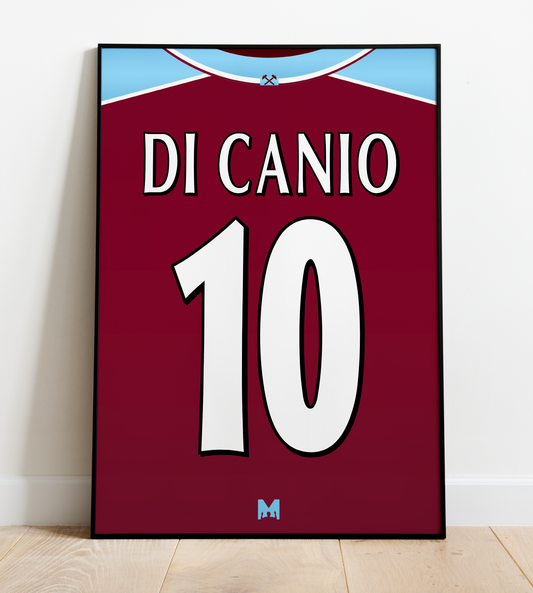 Paolo Di Canio Shirt Print - West Ham United