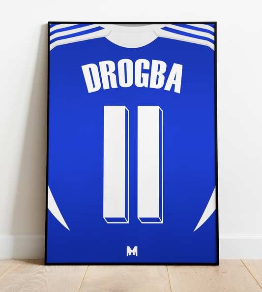 Didier Drogba Shirt Print - Chelsea