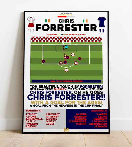 Chris Forrester Goal vs Bohemians - FAI Cup Final 2021 - St. Patrick's Athletic