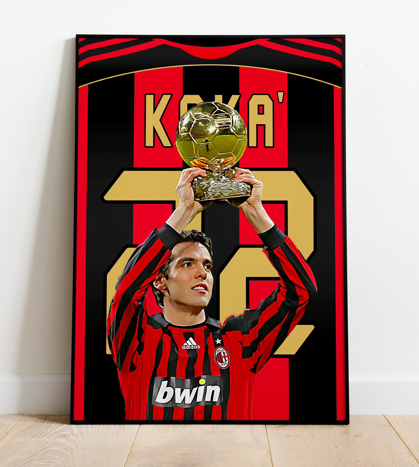 Kaka Icon Shirt Print - AC Milan