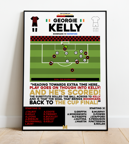 Georgie Kelly Goal vs Waterford - FAI Cup Semi-Final 2021 - Bohemians