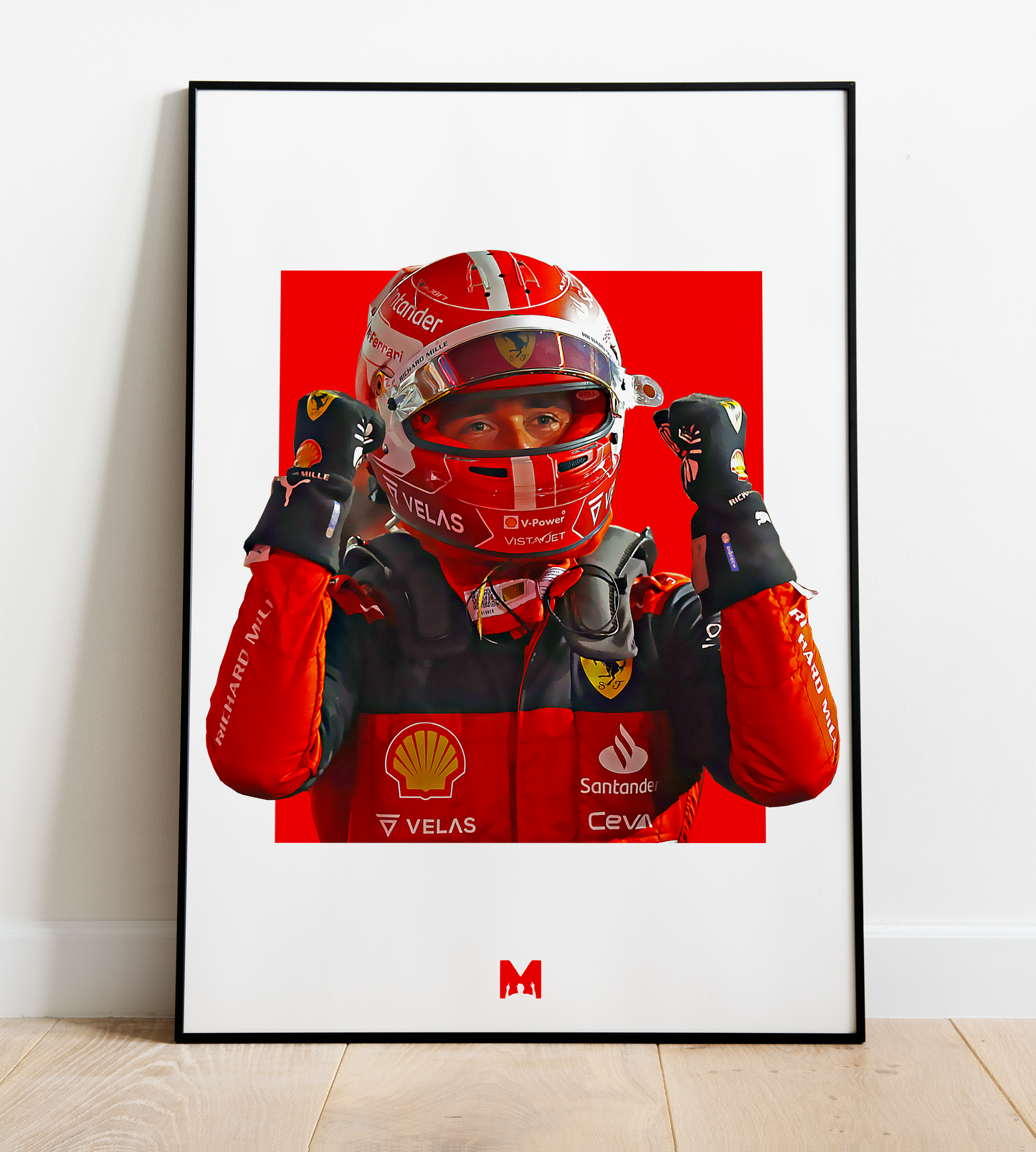 Charles Leclerc Print - Wonderkid - Ferrari