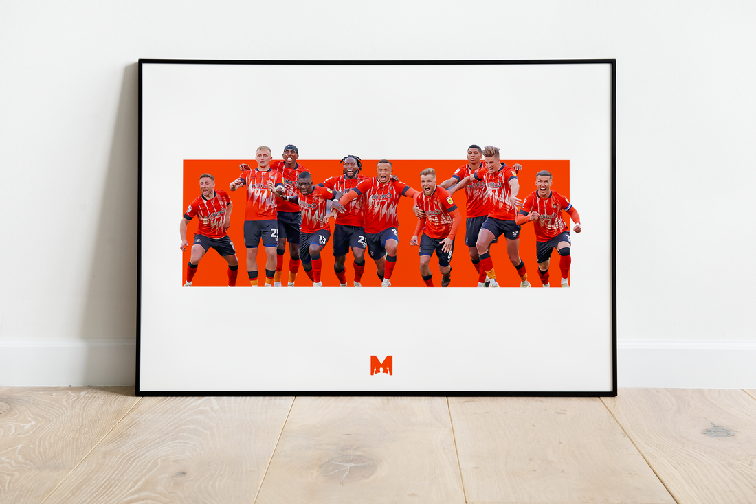Luton Town Squad Print Paradise Luton Town MezzalaDesigns