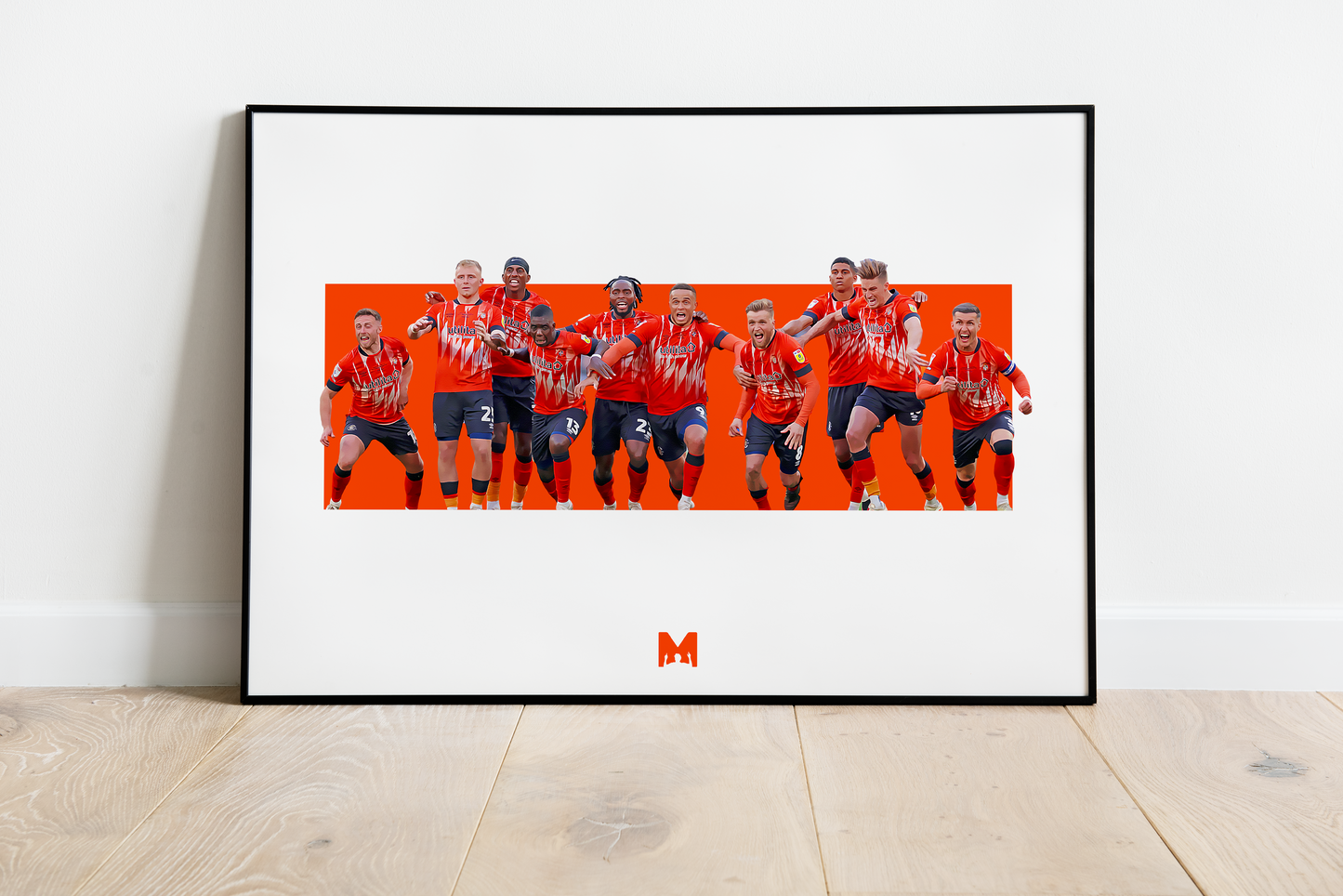 Luton Town Squad Print - Paradise - Luton Town